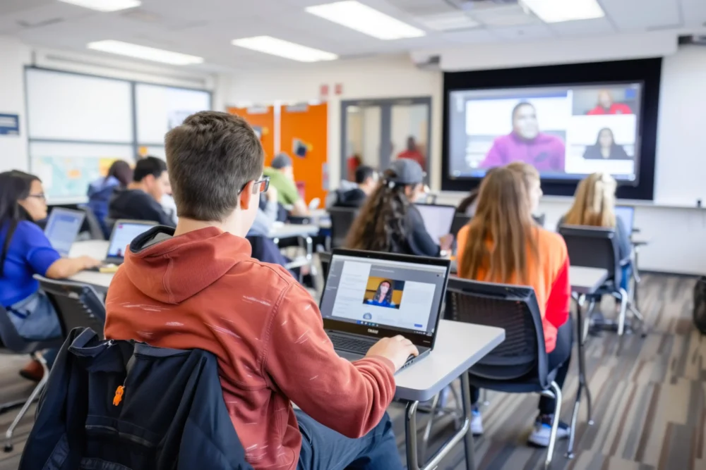 Salle de classe étudiants